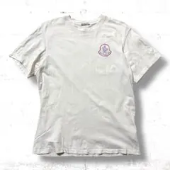 moncler ロゴ入り　半袖Tシャツ　手書きデザイン　バックプリント　トルコ製