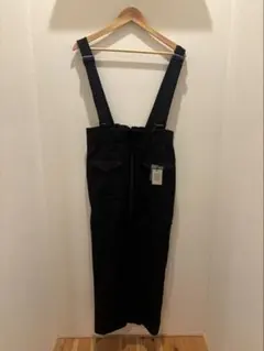 niko and… ニコアンド ジャンパースカート 黒 L 新品 タグ付き