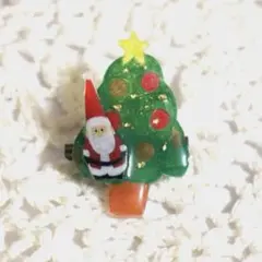 ハンドメイド クリスマス ブローチ