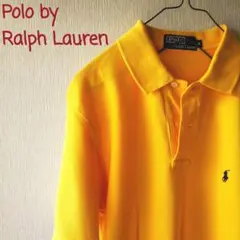 ポロ ラルフローレン 刺繍 ポロシャツ 半袖 イエロー