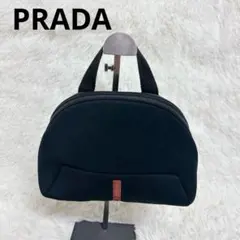 美品✨ プラダスポーツ ハンドバッグ ジャージ素材 ロゴプレート ミニバッグ