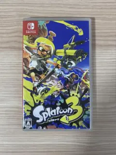 【美品】　Splatoon 3 Nintendo Switch ソフト