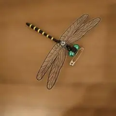 オニヤンマ 虫除け リアルフィギュア 安全ピンタイプ