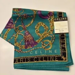 【未使用】CELINE セリーヌ 大判ハンカチ　58×58 ☝️