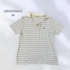 CROCODILE クロコダイル　半袖カットソー　ポロシャツ　リボン　カジュアル