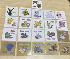 ポケモンパン　デコキャラシール　21枚