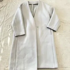 【Plage】プラージュ 新垣結衣着用 スポンジリバーコート グレージュ 38 Plage】プラージュ スポンジリバーコート 新垣結衣着用