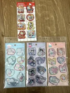 正規品 ハローキティ サンリオウォーターインシール 4点セット