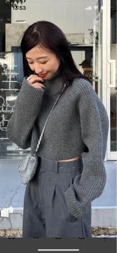 basementonline タートルネック　ニット