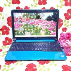 富士通/Core-i7/新品SSD480G/メモリ8G/オフィス/新品マウス