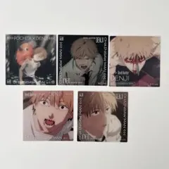 チェンソーマン スクエアクリアカード デンジ　ポチタ　5枚セット