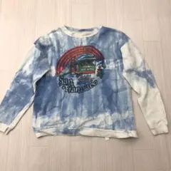 90s 古着 サンフランシスコ タイダイ スウェット 短丈 アメリカ製 古着女子