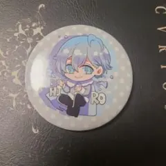 初期缶バッジ　カラフルピーチ　からぴち　ヒロ