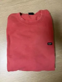 HUF クルーネック スウェット レッド