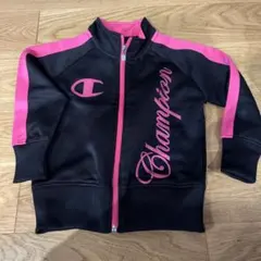 Champion ジャージ 120 黒/ピンク