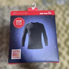 UNIQLO HEATTECH 超極暖 長袖Tシャツ XL ブラック