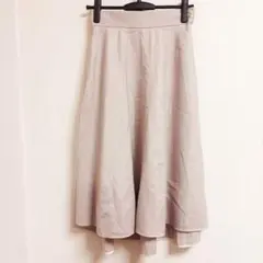 green label relaxing ミモレ丈フレアスカート ベージュ S