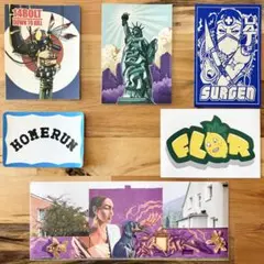 ② グラフィティー ステッカー 6枚セット graffiti グラフィティ