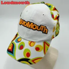 【Loudmouth】キャップ 渦巻き 総柄 刺繍ロゴ 軽量 速乾 ゴルフ
