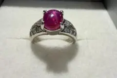 新品未使用　スタールビー ダイヤモンド リング プラチナ