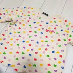 moujonjon カラフルハート 長袖カットソー 130cm