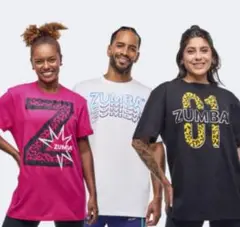 ZUMBA ダンス用Tシャツ 3色セット