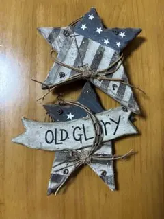 OLD GLORY 星形木製インテリア