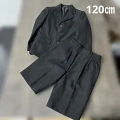 【2点セット】120 オリーブハウス ブラックストライプ スーツ ショートパンツ