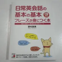 日常英会話の基本の基本 フレーズが身につく本 野村真美 CD付