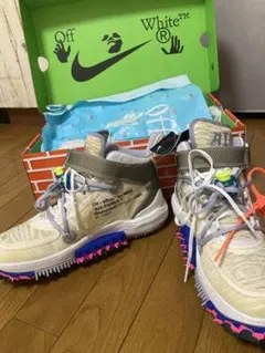 新品　NIKE off-white×AIR FORCE1 Mid White