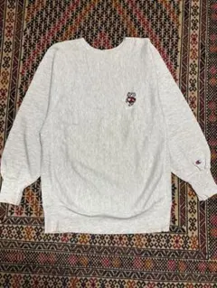 90s チャンピオン　リバースウィーブ　XL カレッジ　ウィスコンシン　刺繍