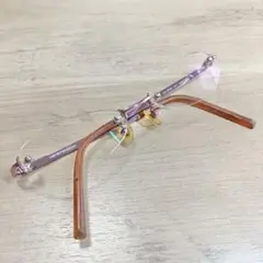 クリスチャンディオール リムレス ツーポイント メガネ コンビカラー