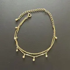 2連チェーンブレスレット