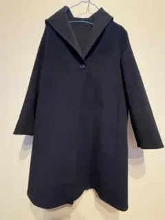 ユニクロダブルフェイスフーデットコート〔キッズ〕