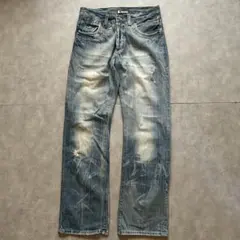 archive grunge fade denim pants y2kのサムネイル