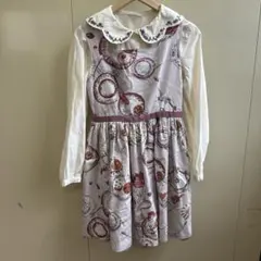 milk ワンピース スイーツ柄 ピンク