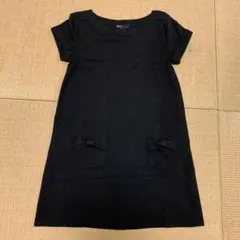 GapKids 黒　チュニックワンピース 150cm