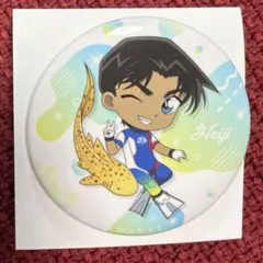 服部平次 缶バッジ 名探偵コナン　サンシャイン水族館