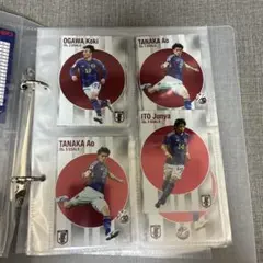 日本代表サッカートレーディングカードセット