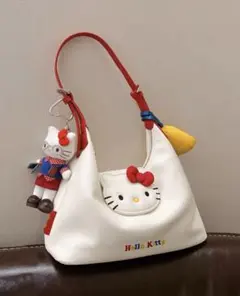 新品 中国限定 Hellokitty×TOUTOUショルダーバッグ トートバッグ 新品 中国限定 Hellokitty×TOUTOUショルダーバッグ トートバッグ