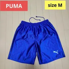PUMA プーマ　メンズ ハーフパンツ　M　ブルー　サッカー・フットサル