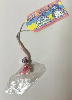 ご当地キティ　ハローキティ　ストラップ　根付け　茨城県　あんこう