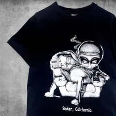 CCON エイリアンTシャツ 宇宙人 デブ ウィード ウイスキー ビンテージ 