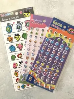 Tamagotchi キャラクター ステッカー3点セット