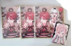 最新刊極楽街 6巻 ジャンプスクエア SQ ミニ色紙 アルマ タオ ネイ