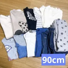 90cm　女の子　まとめ売り　12点　秋冬　秋　冬　長袖　長ズボン