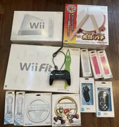 海龍様専用　Wii 神機 Wii Fit リモコン 4台 太鼓とバチ他セット