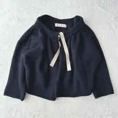 【美品】マルニ　MARNI ニットカーディガン　リボン　カシミヤ混