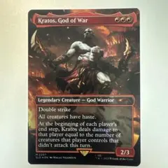 MTG英語Foilボーダーレス《雷神ソー/Thor God of Thunder - メルカリ