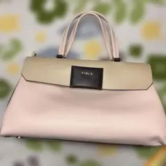 未使用品　FURLA トートバッグ ベージュ ピンク